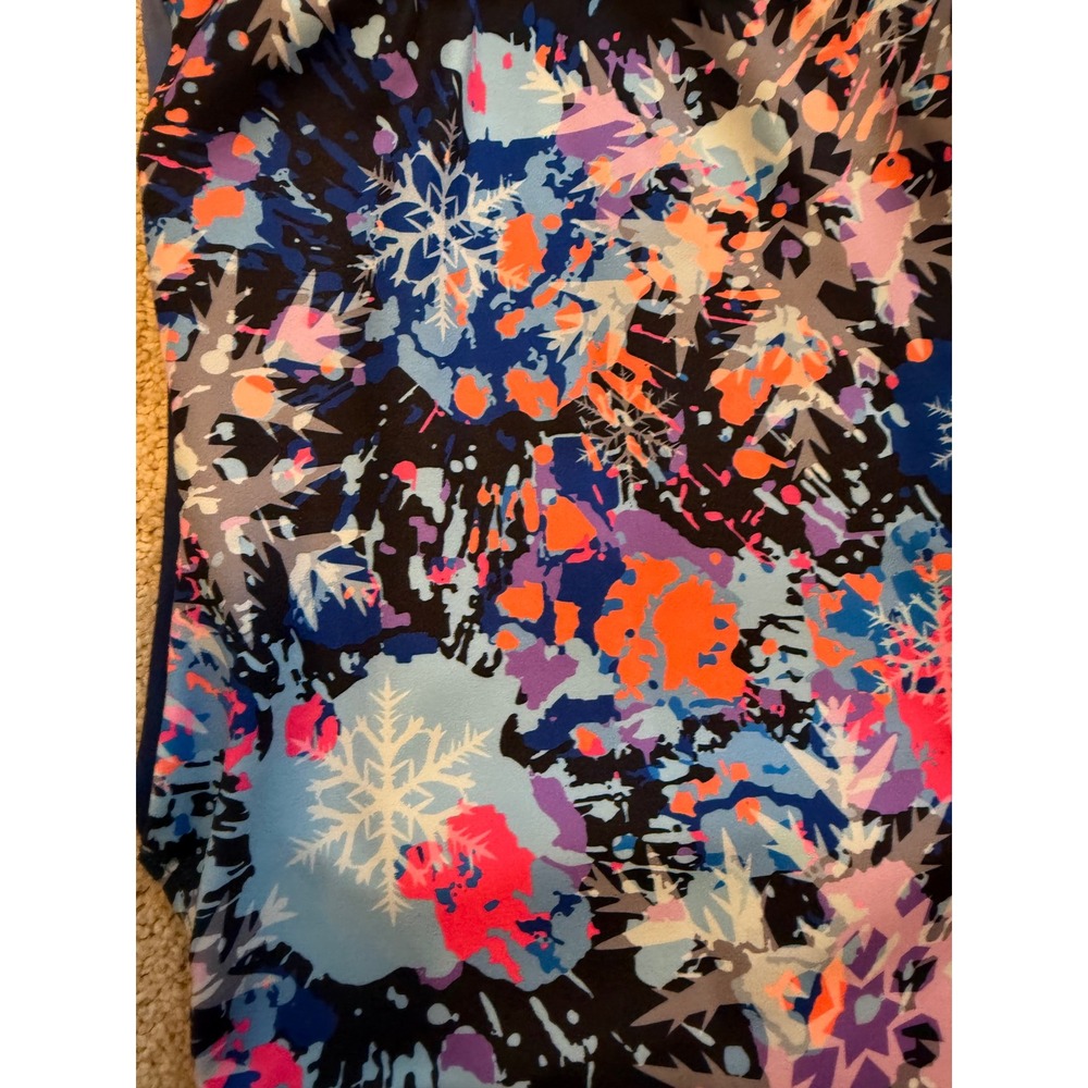 NWOT GK Child Medium Custom Chow's Winter Classic 2026 Leotard - Snowflakes! ❄️✨ - Picture 4 of 7